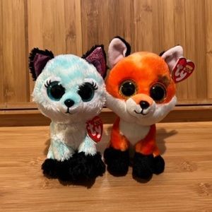 Foxxy Foxes Ty Beanie Boos